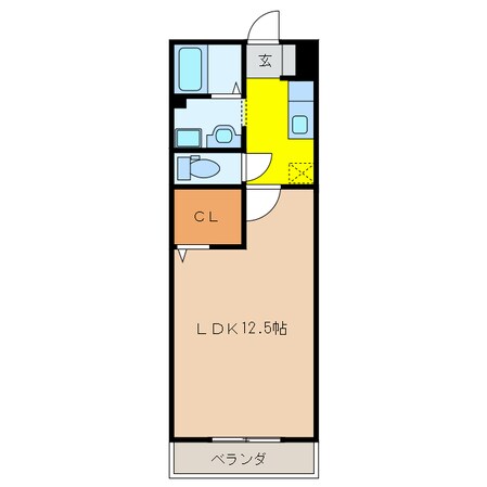 モナリエ北川の物件間取画像